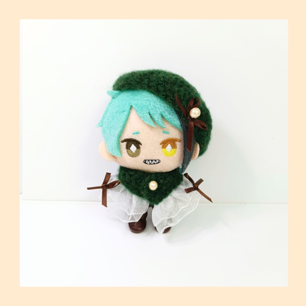 10cmぬい服 フォレストケープ＆ベレーセット