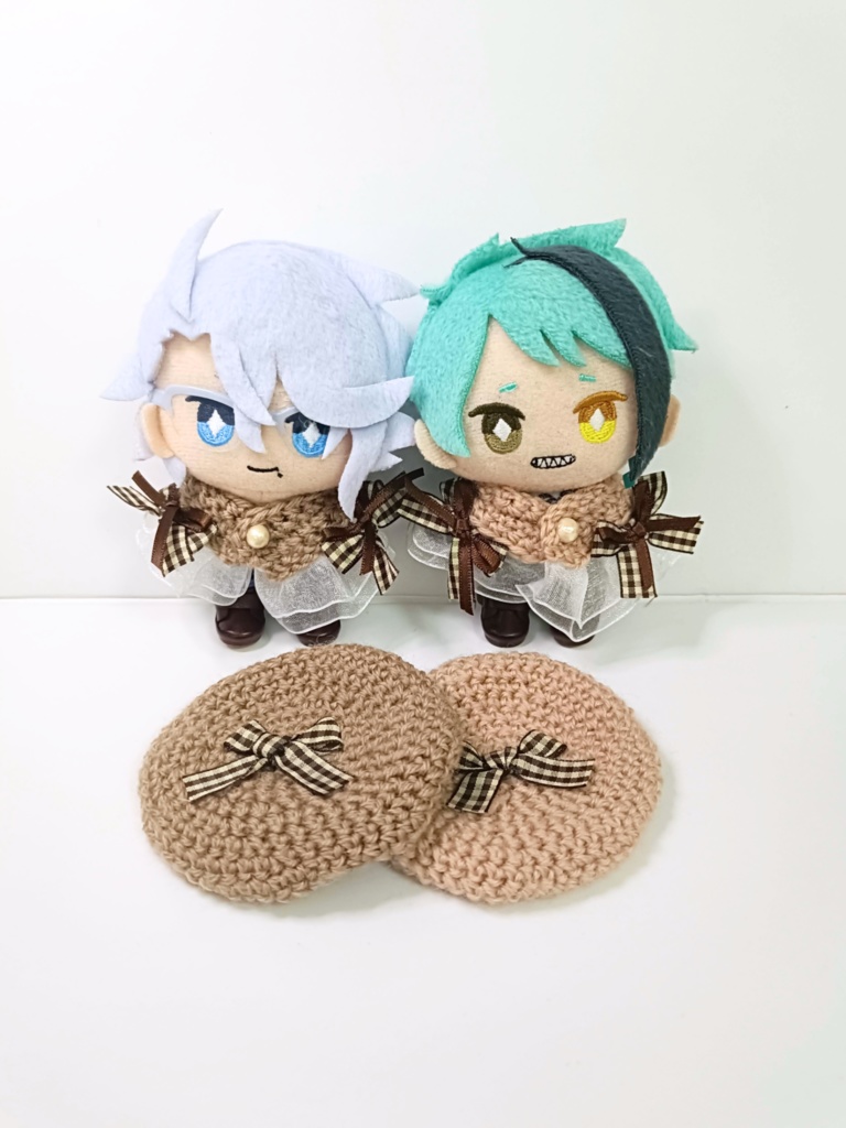 10cmぬい服 ダブルリボンケープ&ベレーセット~part2~