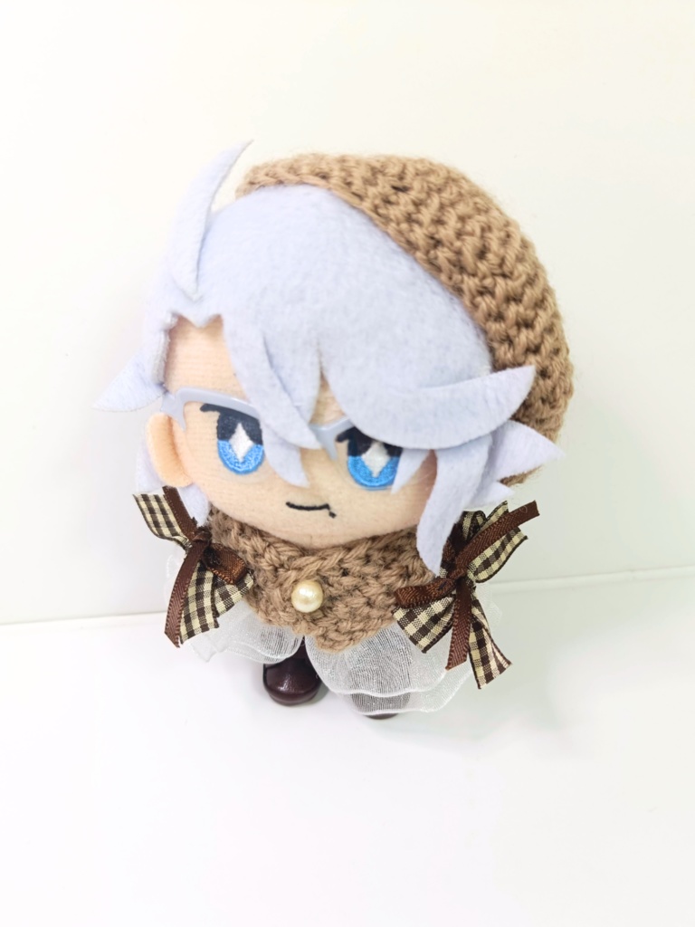 10cmぬい服 ダブルリボンケープ&ベレーセット~part2~