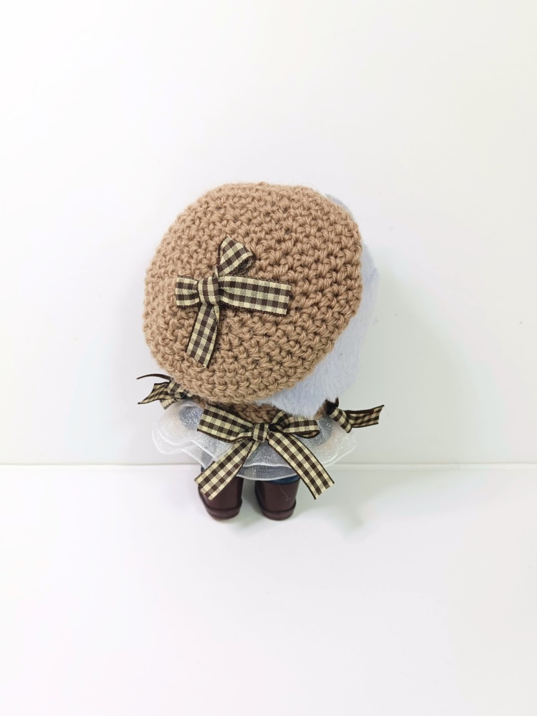 10cmぬい服 ダブルリボンケープ&ベレーセット~part2~