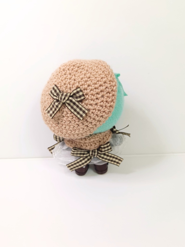 10cmぬい服 ダブルリボンケープ&ベレーセット~part2~