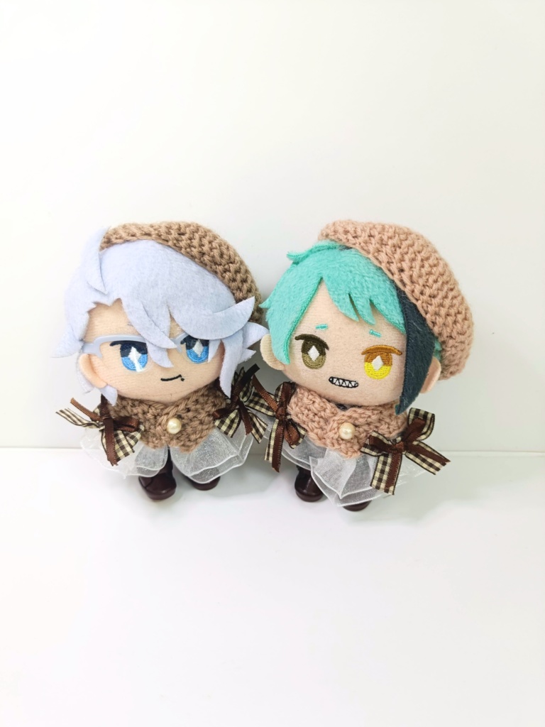 10cmぬい服 ダブルリボンケープ&ベレーセット~part2~