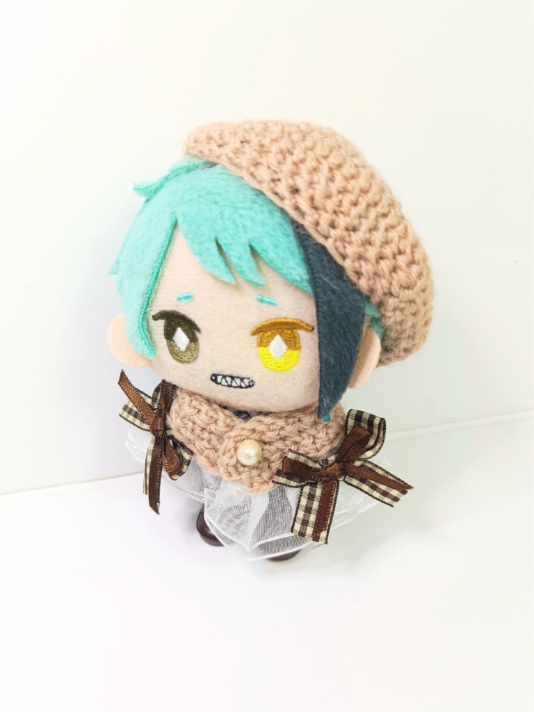 10cmぬい服 ダブルリボンケープ&ベレーセット~part2~