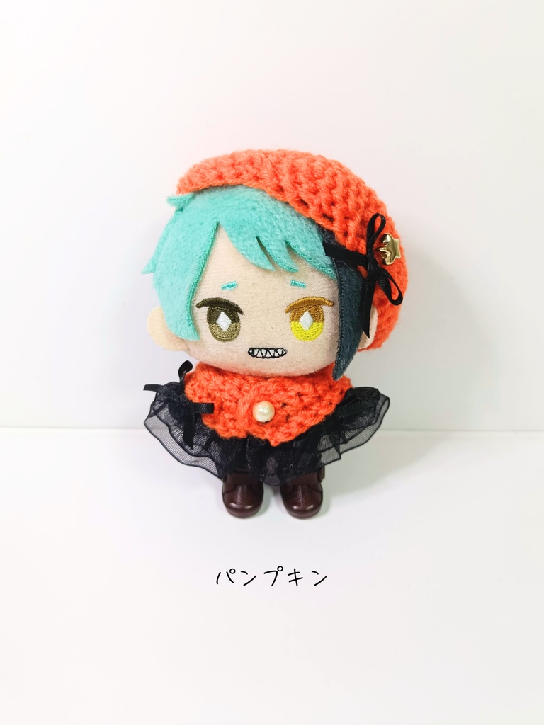 10cmぬい服 ハロウィンケープ&ベレーセット