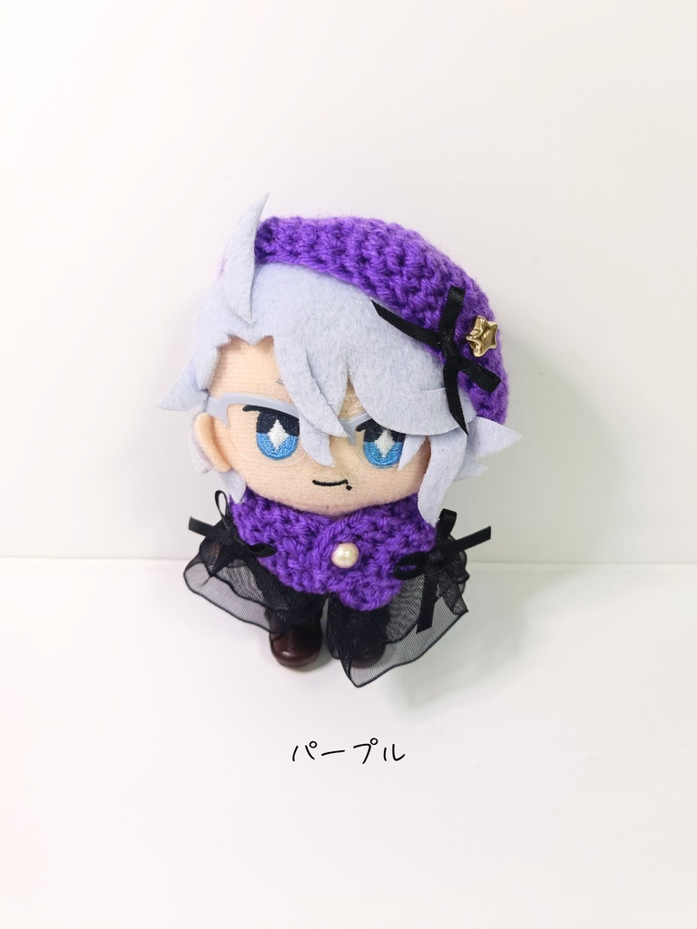 10cmぬい服 ハロウィンケープ&ベレーセット