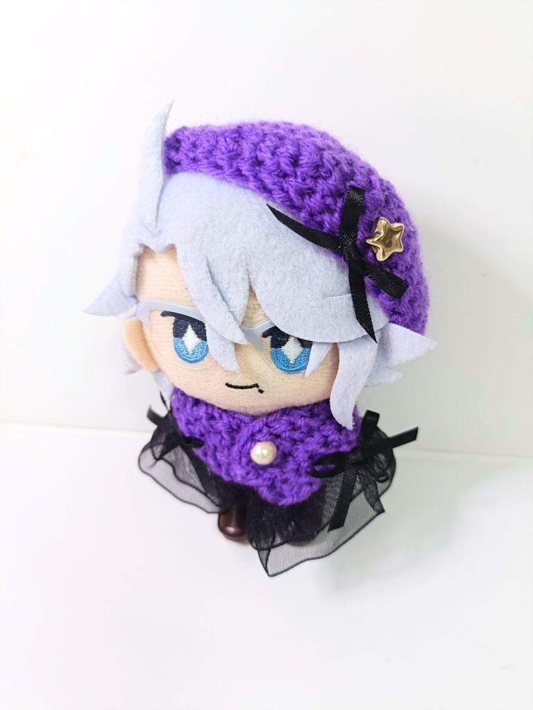 10cmぬい服 ハロウィンケープ&ベレーセット