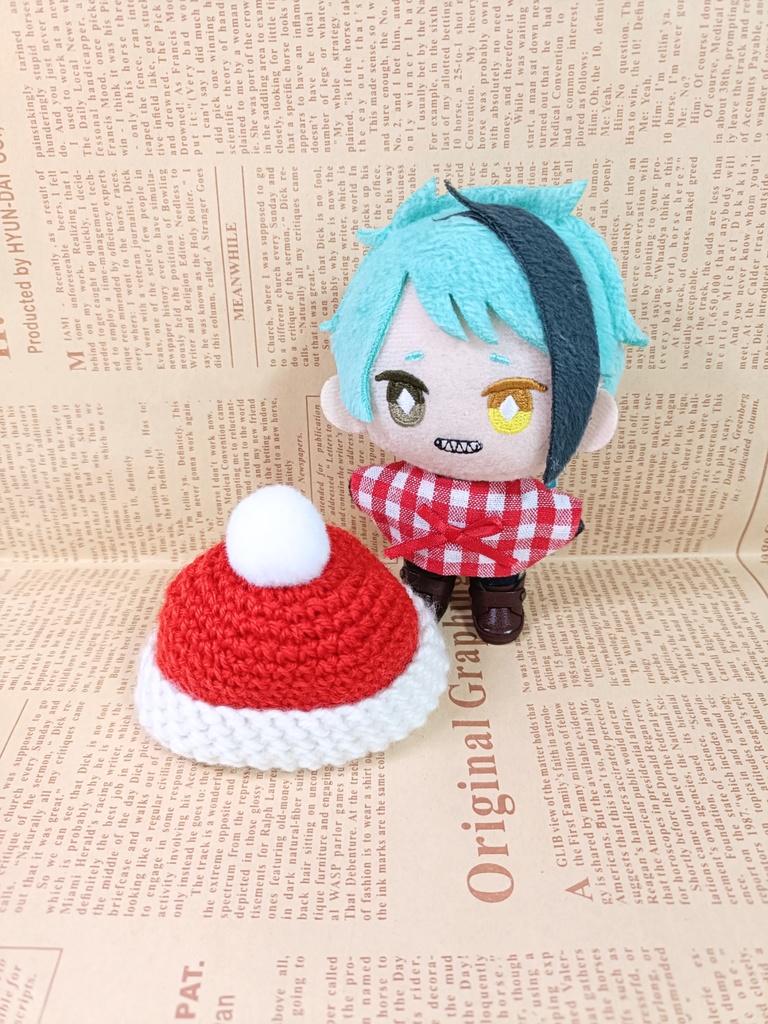 10cmぬい服 サンタさんハット