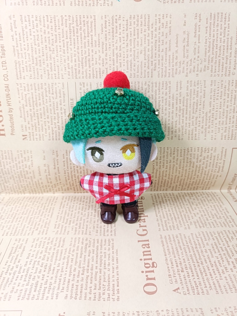 10cmぬい服 クリスマスツリーハット