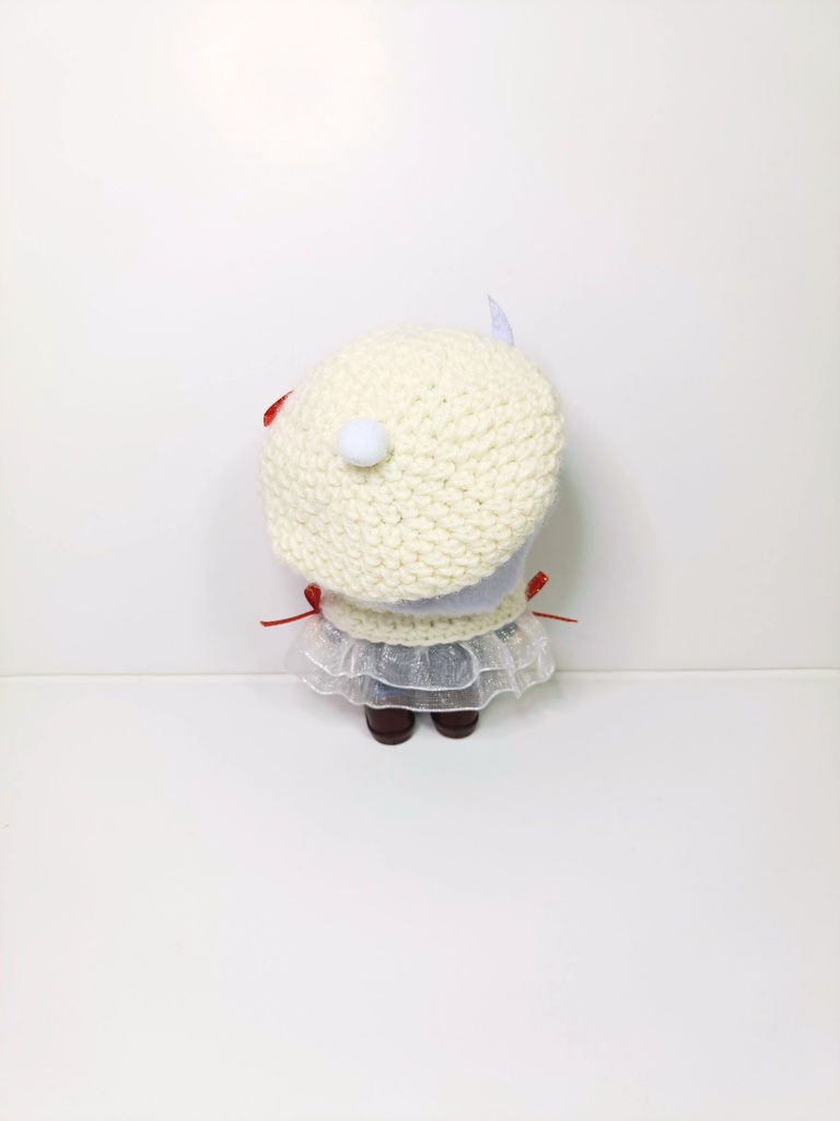 10cmぬい服 ホワイトクリスマスケープ&ベレーセット