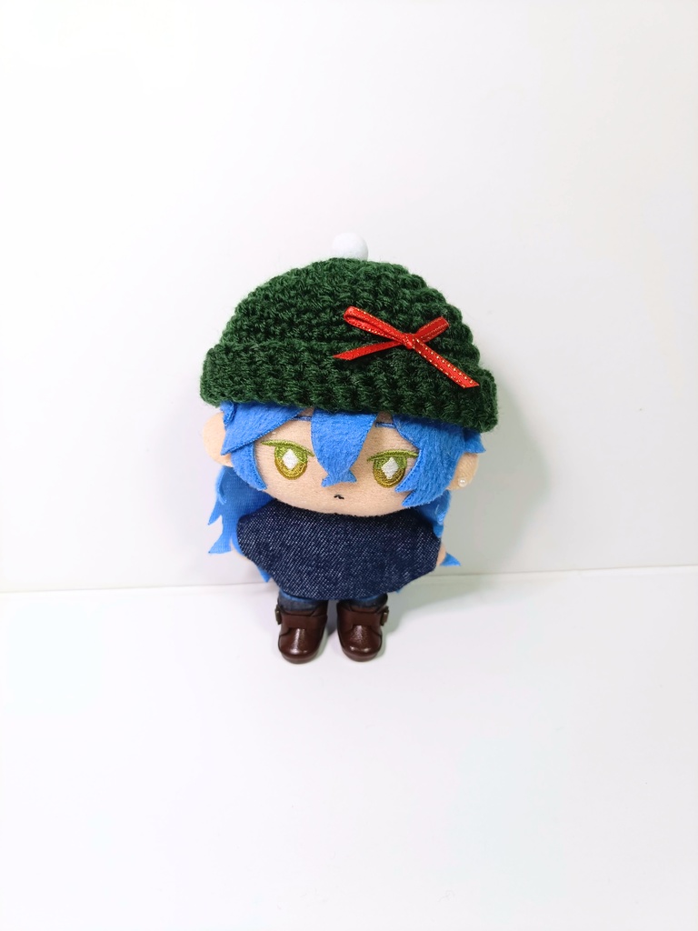 10cmぬい服 クリスマスニット帽