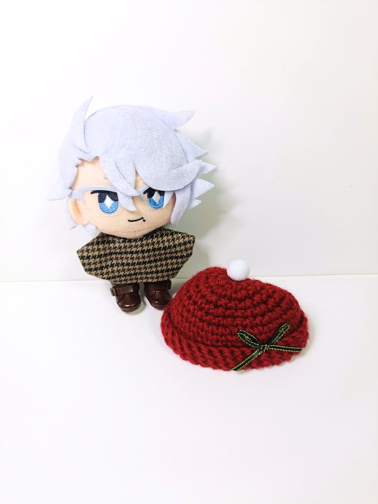 10cmぬい服 クリスマスニット帽