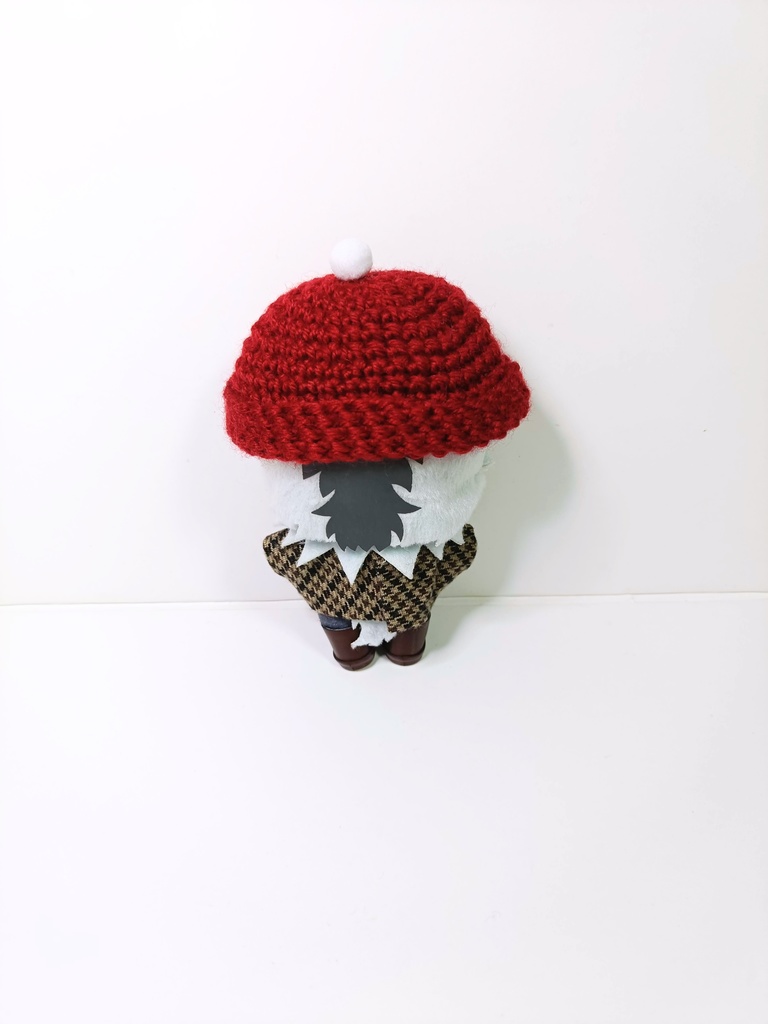 10cmぬい服 クリスマスニット帽