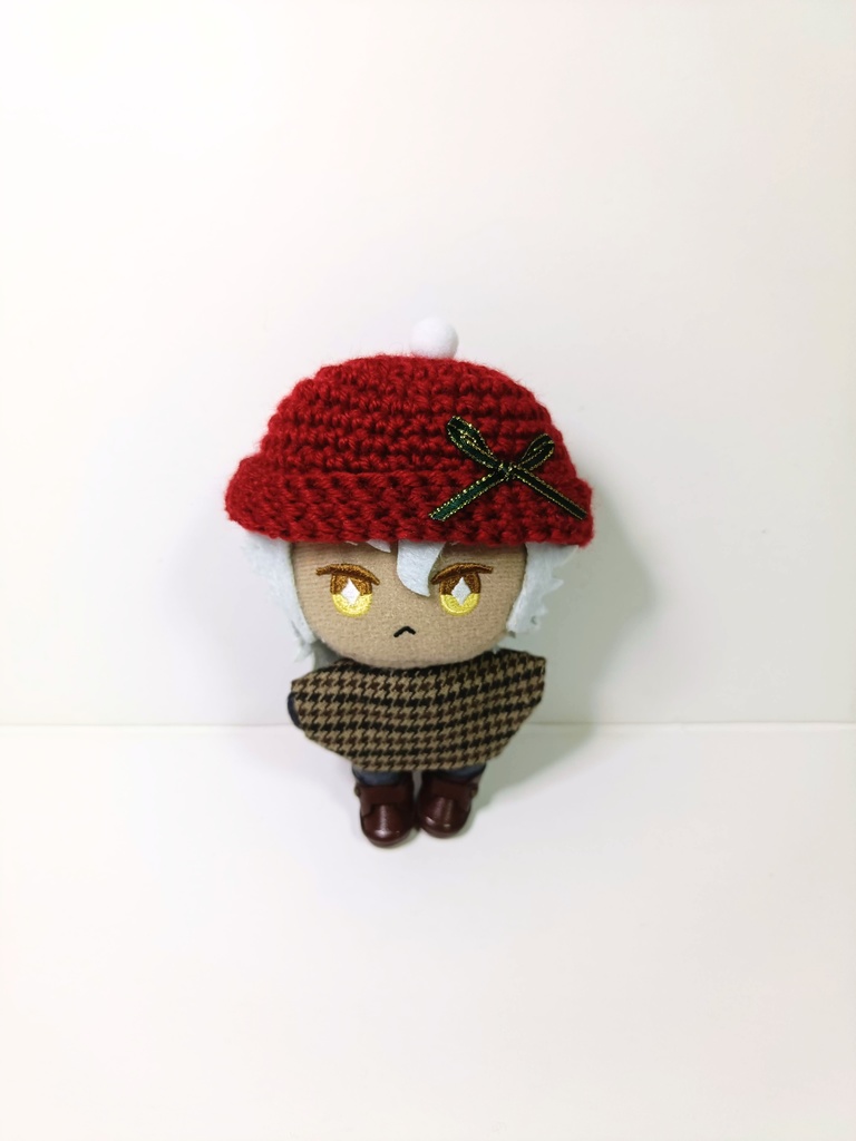 10cmぬい服 クリスマスニット帽