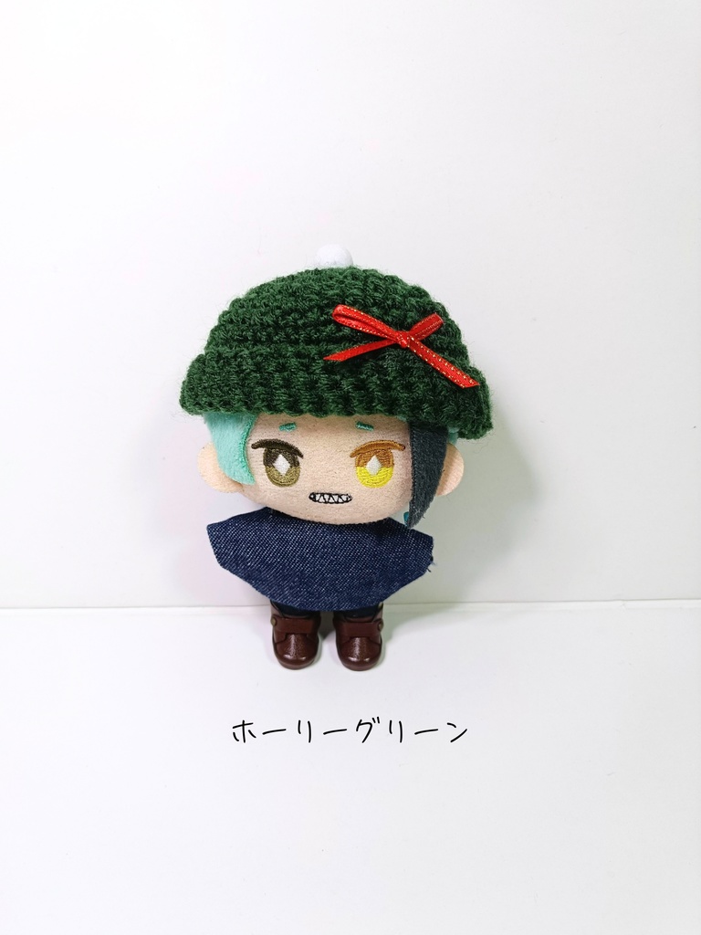 10cmぬい服 クリスマスニット帽