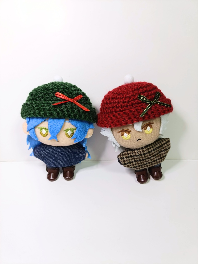 10cmぬい服 クリスマスニット帽