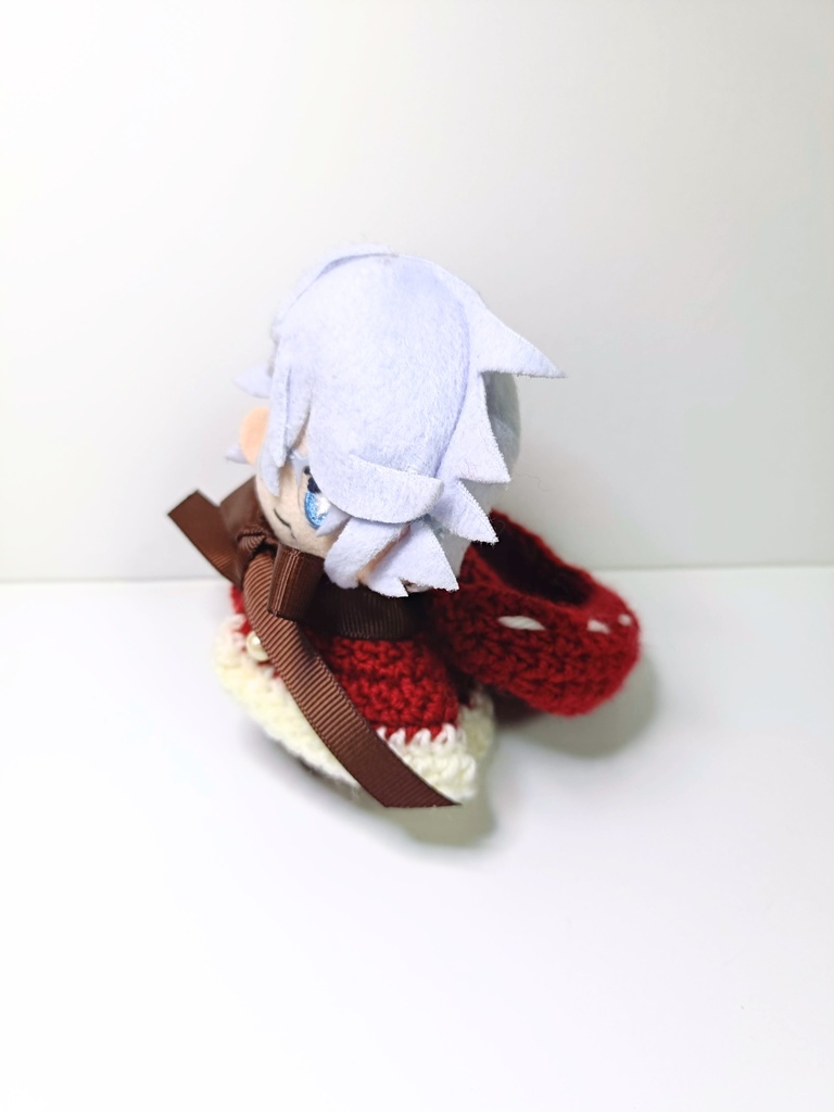 10cmぬい服 赤ずきんフードケープ