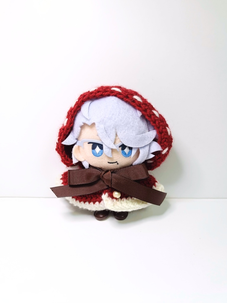 10cmぬい服 赤ずきんフードケープ