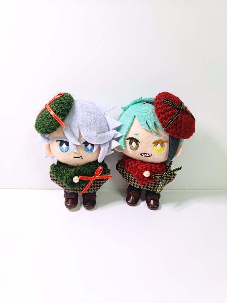 10cmぬい服 クリスマスマフラー&ベレー2025