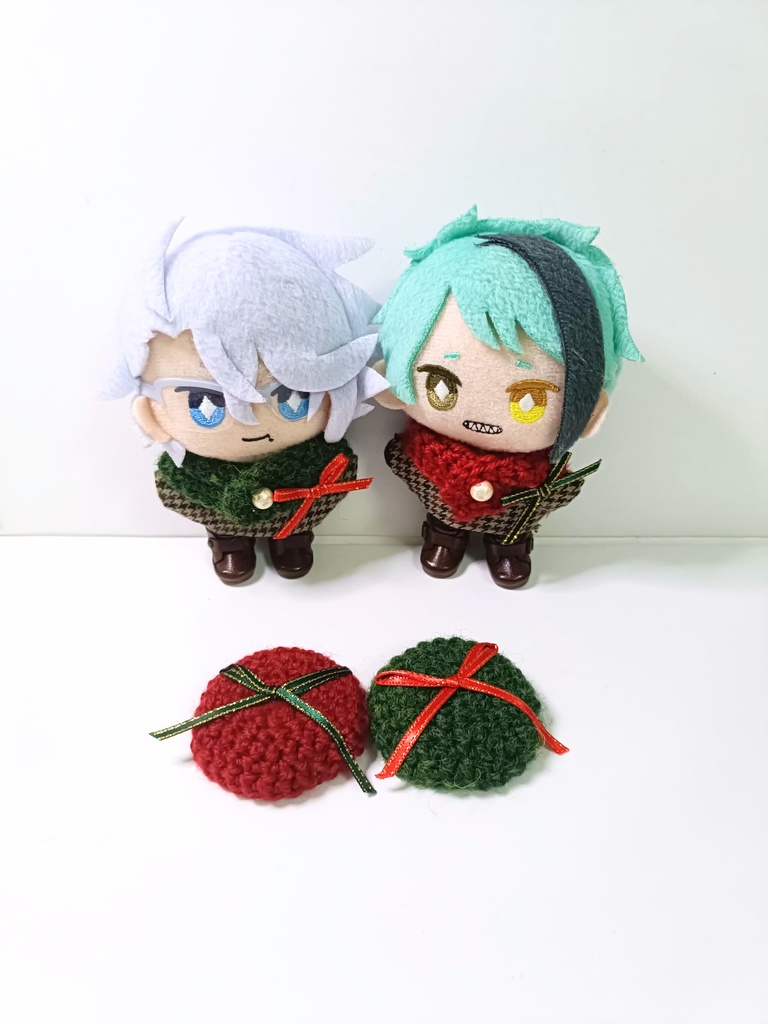 10cmぬい服 クリスマスマフラー&ベレー2025