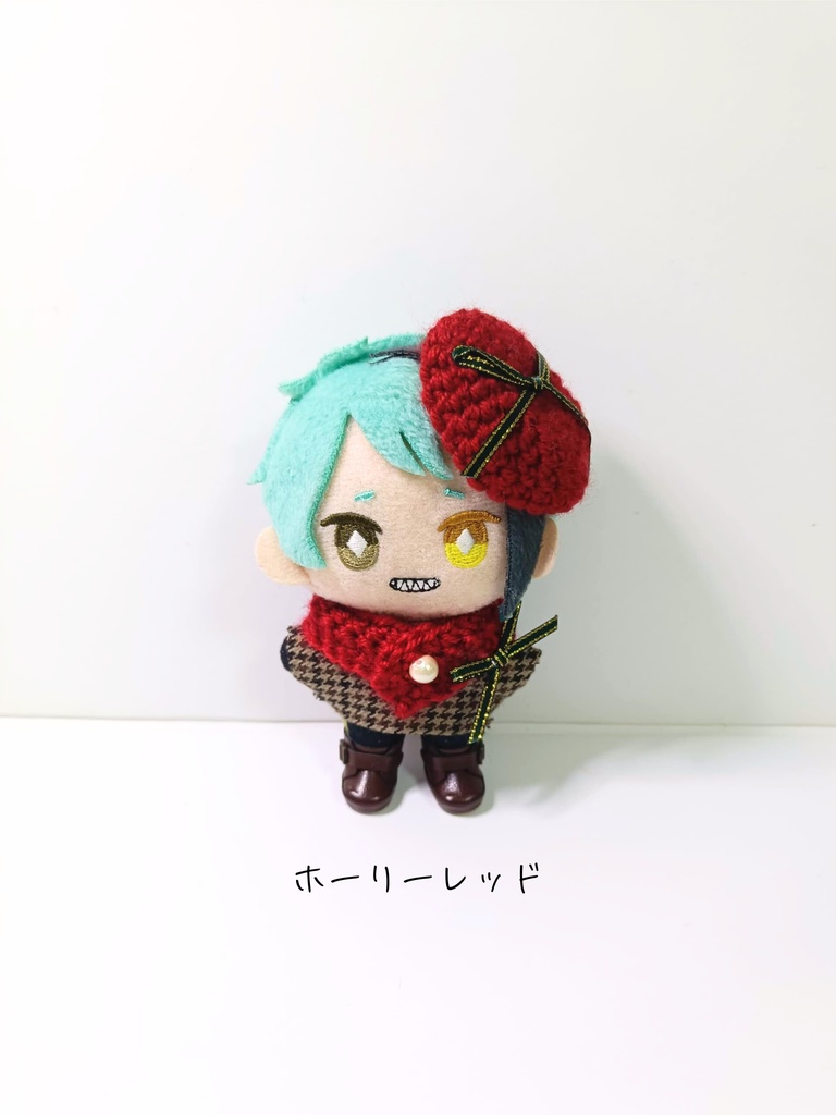 10cmぬい服 クリスマスマフラー&ベレー2025