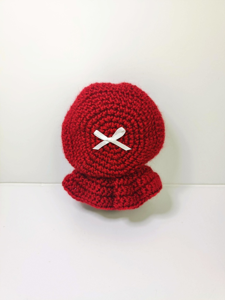 10cmぬい服 シンプルきれいめフードケープ