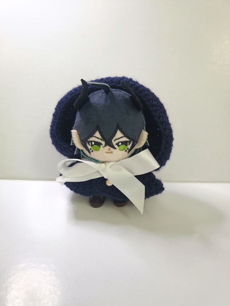 10cmぬい服 シンプルきれいめフードケープ