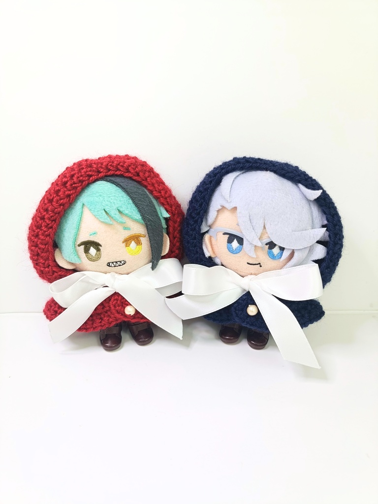 10cmぬい服 シンプルきれいめフードケープ