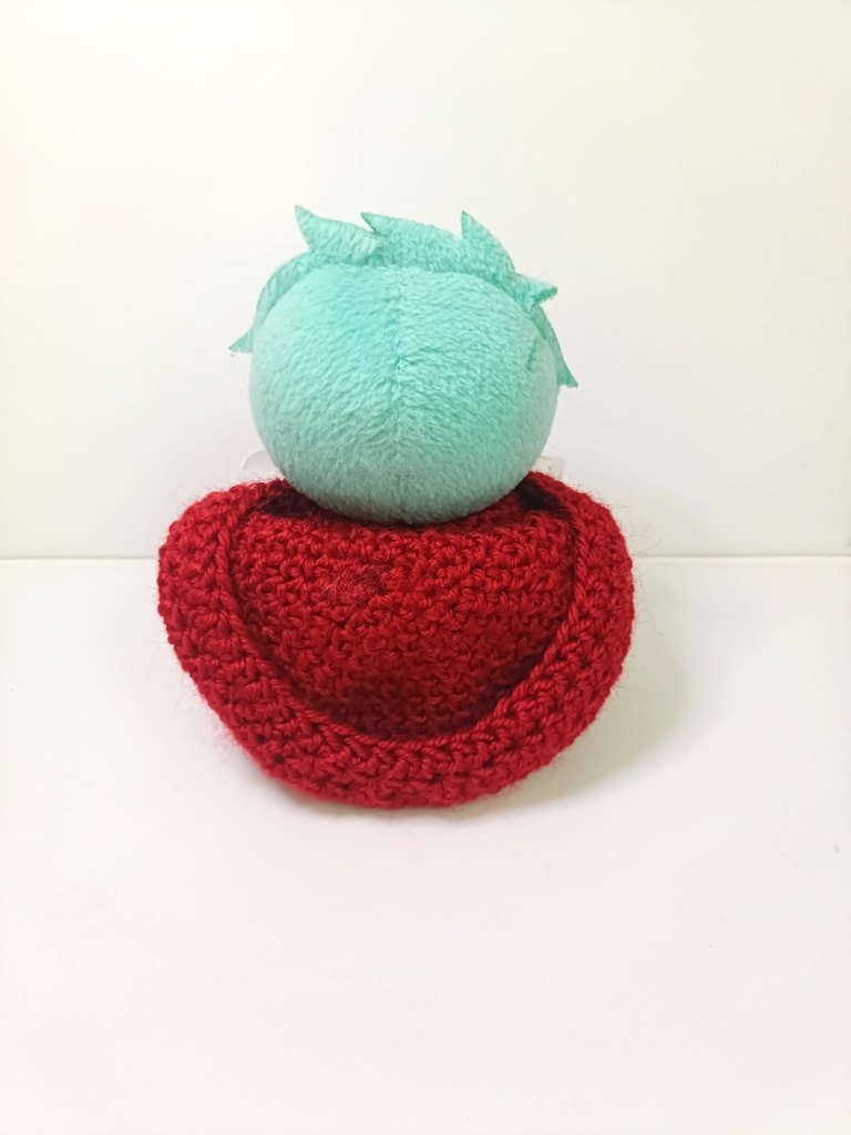 10cmぬい服 シンプルきれいめフードケープ