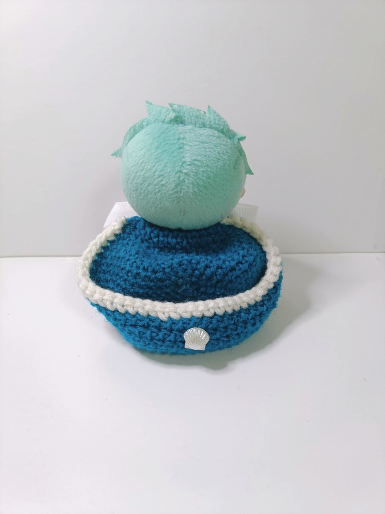 10cmぬい服 ウィンターマリンフードケープ