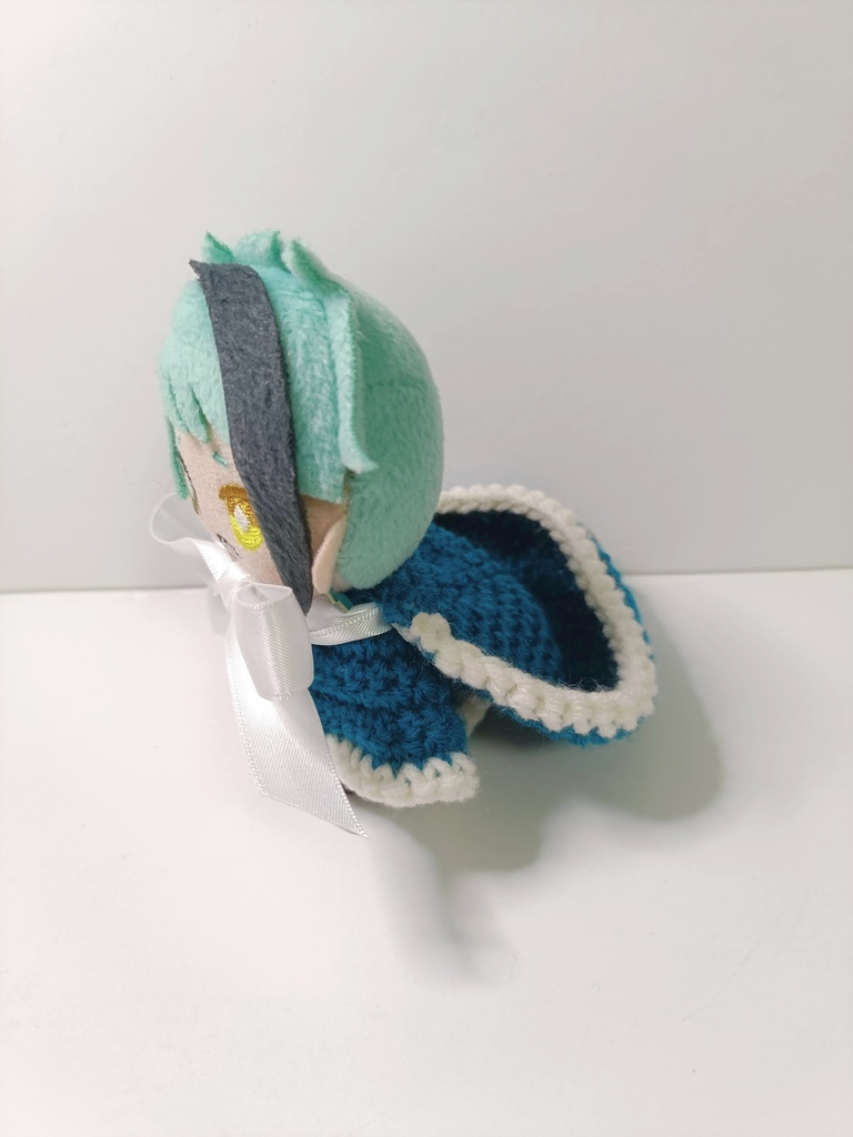 10cmぬい服 ウィンターマリンフードケープ