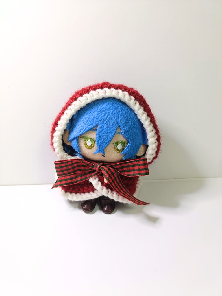 10cmぬい服 クリスマスフードケープ2025