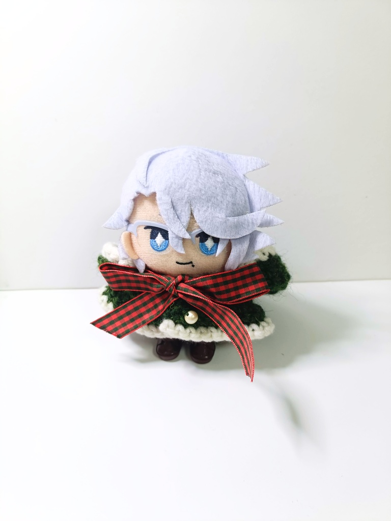 10cmぬい服 クリスマスフードケープ2025