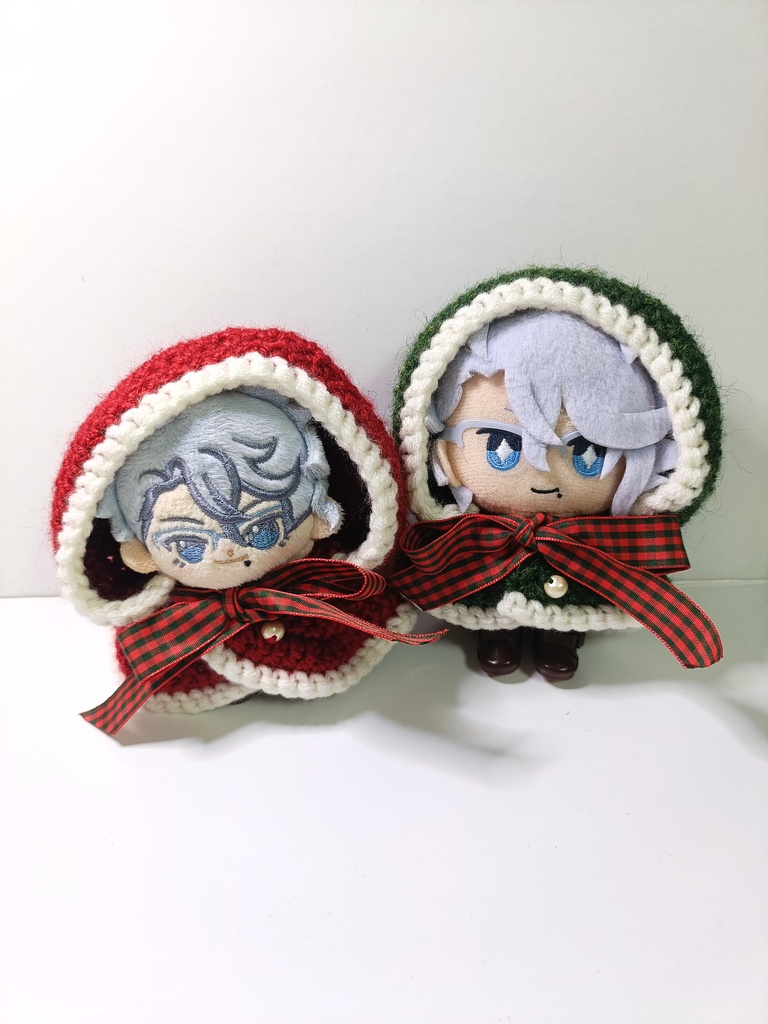 10cmぬい服 クリスマスフードケープ2025