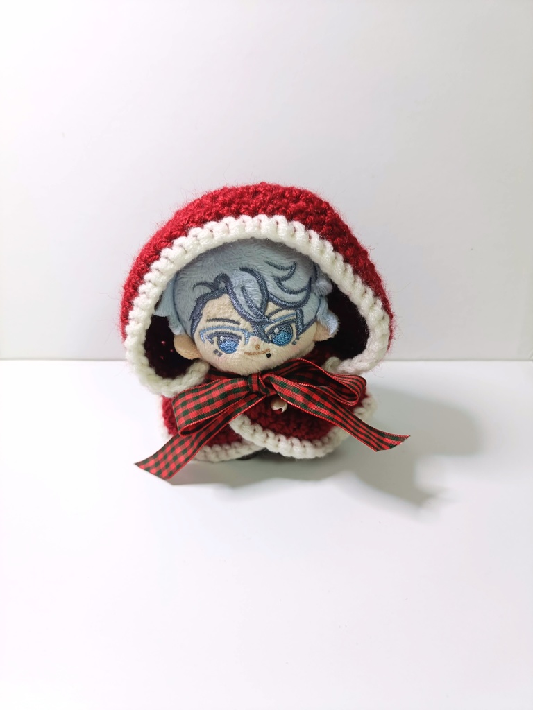 10cmぬい服 クリスマスフードケープ2025