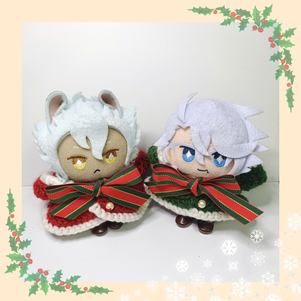 10cmぬい服 クリスマスフードケープ2025 -ver.2-