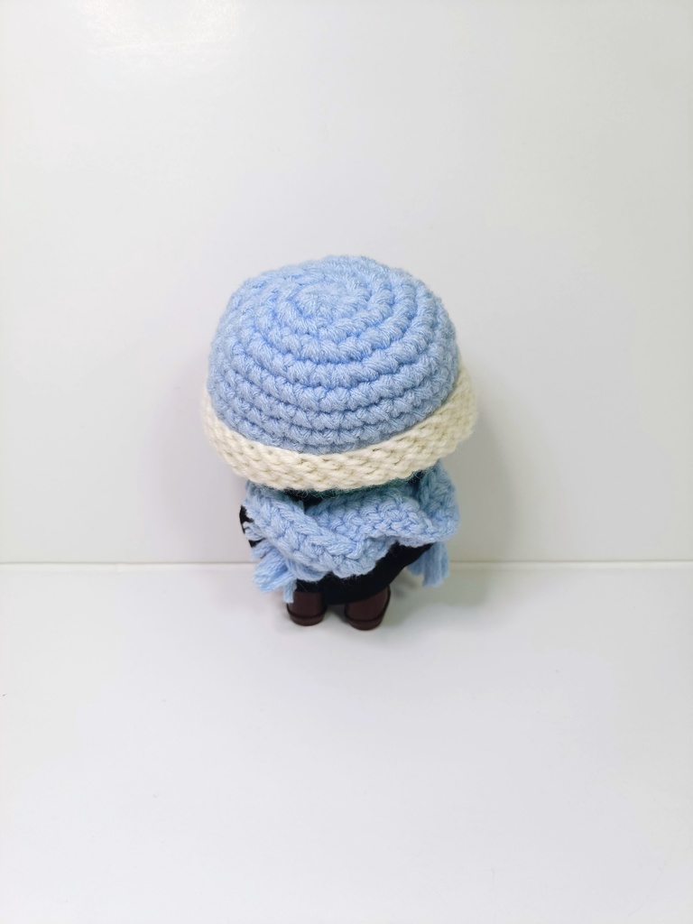 10cmぬい服 ウィンターマリンニット帽&マフラーセット