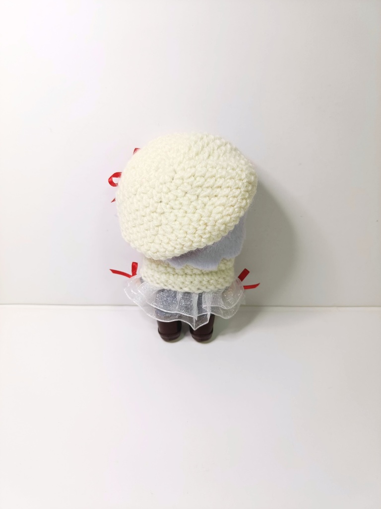 10cmぬい服 巫女さんケープ&ベレーセット