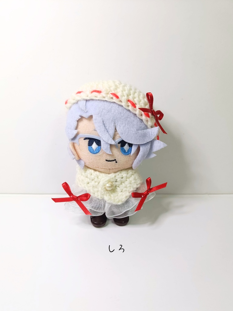 10cmぬい服 巫女さんケープ&ベレーセット