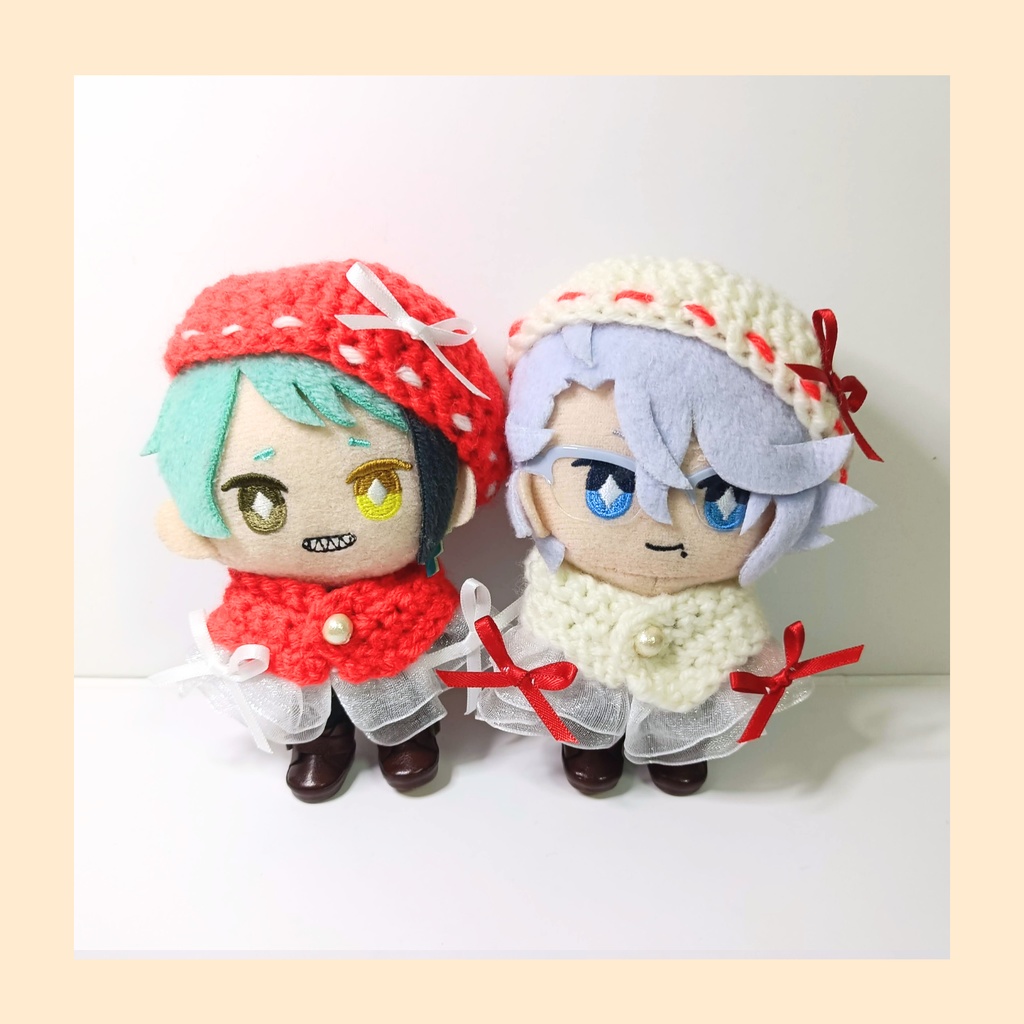 10cmぬい服 巫女さんケープ＆ベレーセット