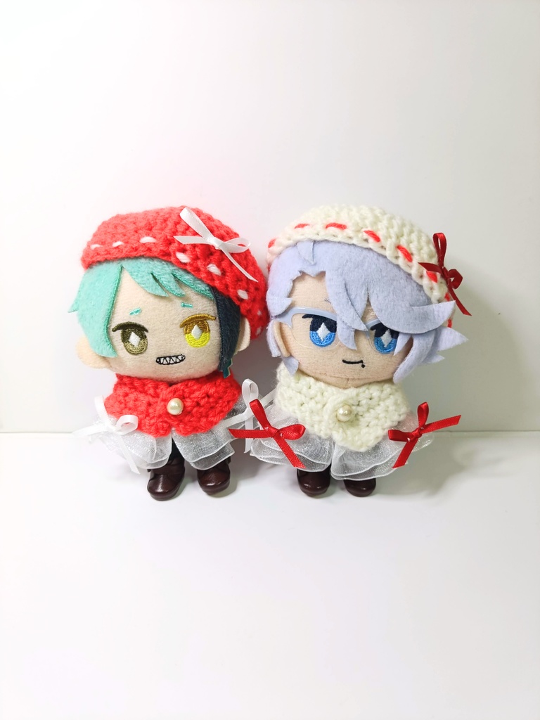 10cmぬい服 巫女さんケープ&ベレーセット