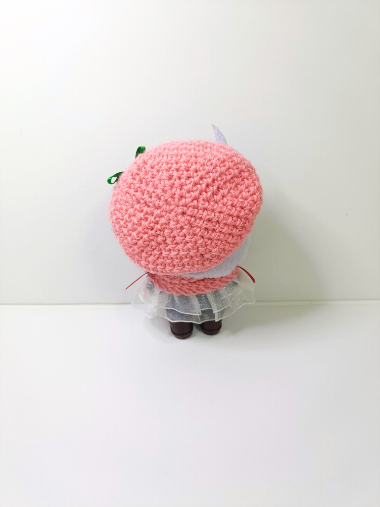 10cmぬい服 ストロベリーケープ&ベレーセット