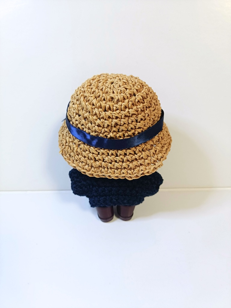 10cmぬい服 ストライプ!春夏制覇セット(トップス&カーディガン&ハット)