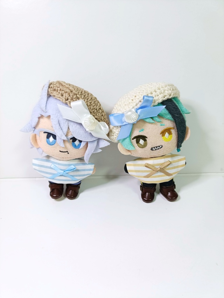 10cmぬい服 おリボン!ベレーマリンセット(トップス&ベレー)