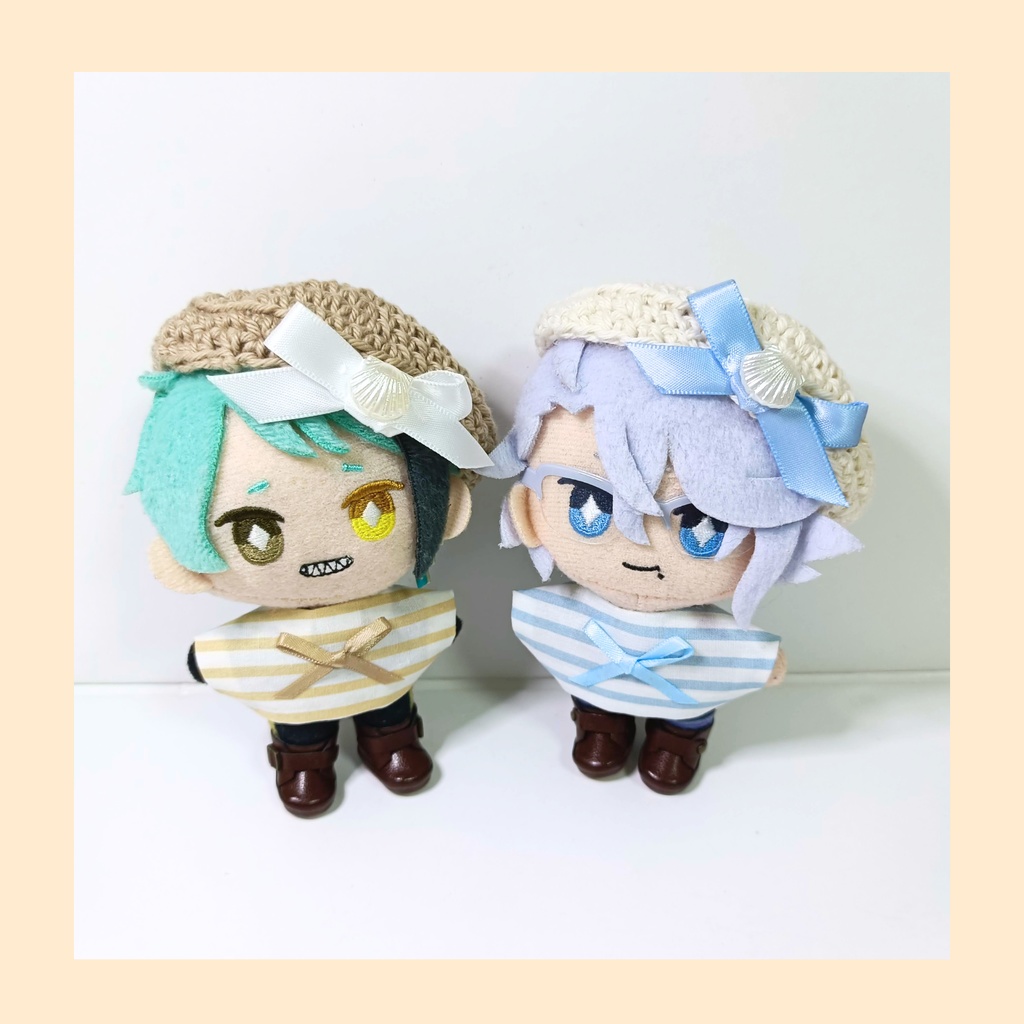 10cmぬい服 おリボン!ベレーマリンセット(トップス&ベレー)