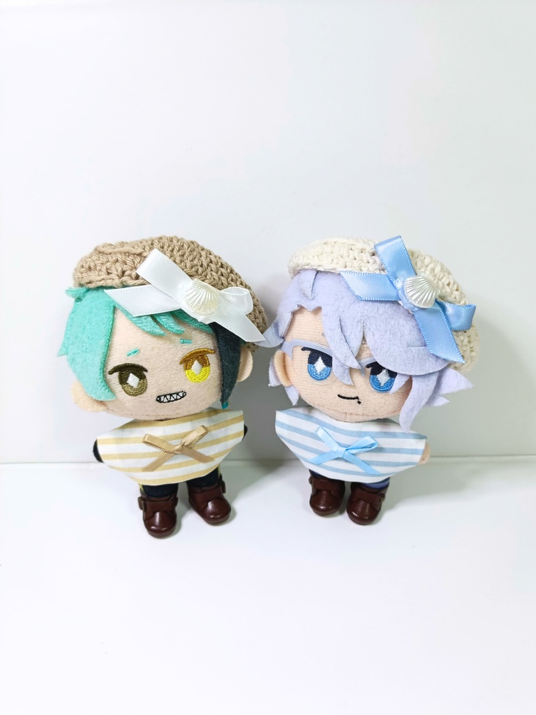 10cmぬい服 おリボン!ベレーマリンセット(トップス&ベレー)