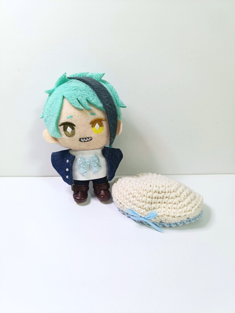 10cmぬい服 さわやかブルーセット2026(ベレー&トップス&ジャケット)