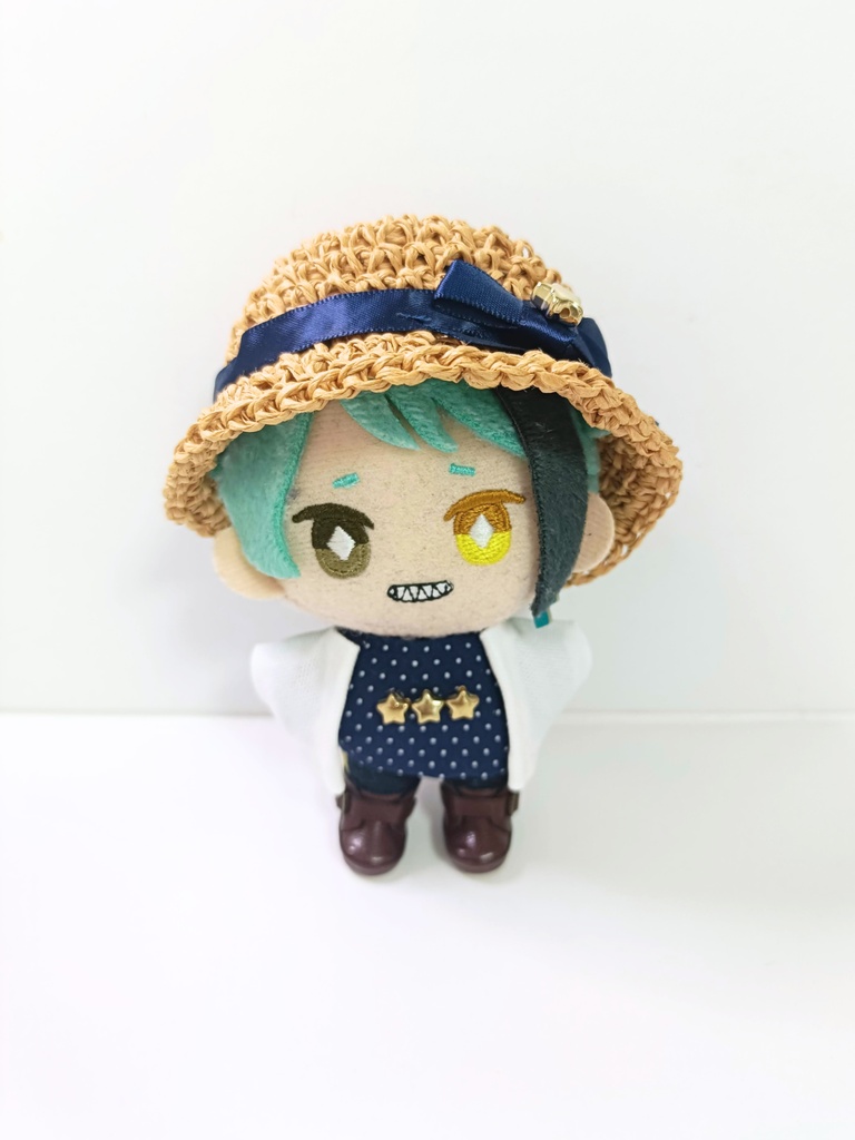 10cmぬい服 三ツ星麦わらセット(ハット&トップス&ジャケット)