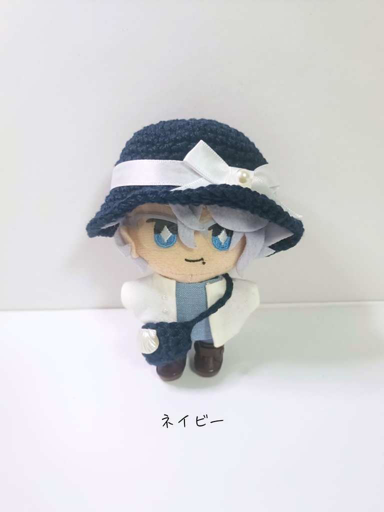 10cmぬい服 マリンハットセット(ハット&バッグ)