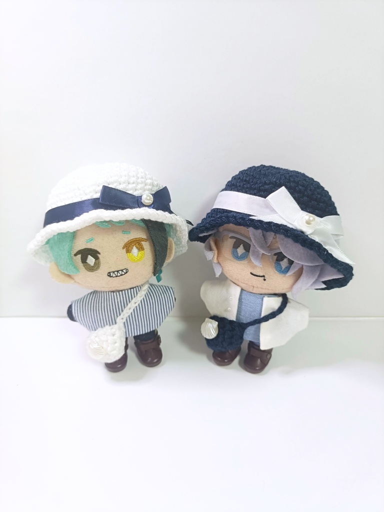 10cmぬい服 マリンハットセット(ハット&バッグ)