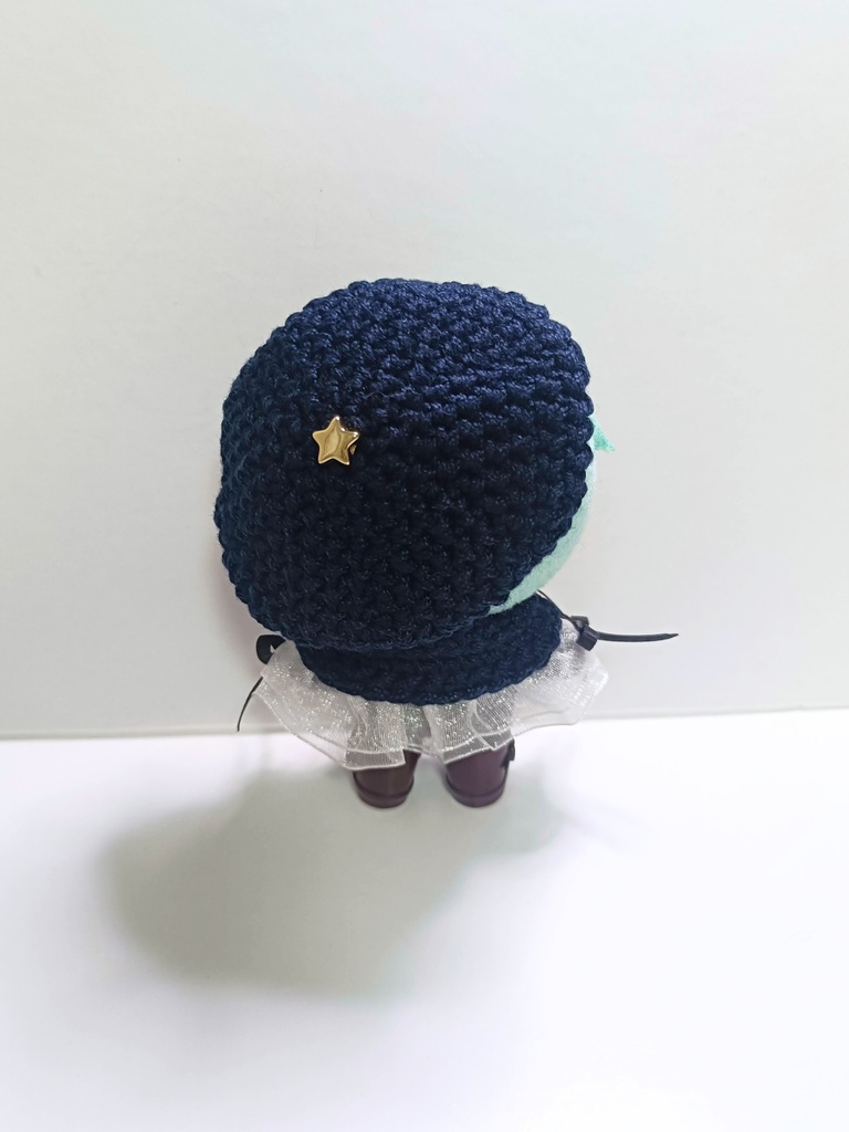 10cmぬい服 三日月ケープ&ベレーセット